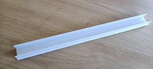 Clip Droit PVC Blanc Traverse 85x32 mm/ml