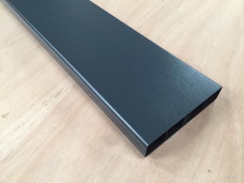 Lisse PVC Anthracite Droite 80x26x1,2 mm au ml